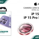 CAMERA GLASS IP 15PRO-MAX RED