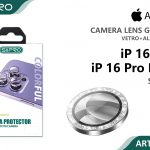 CAMERA GLASS IP 16PRO-PROMAX SILVER