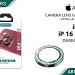 CAMERA GLASS IP 16-16PLUS DARKGREEN