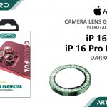 CAMERA GLASS IP 16PRO-PROMAX DARKGREEN