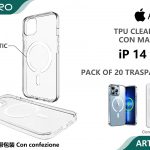 COVER TRASPARENTE MAGNETICO IP 14PLUS