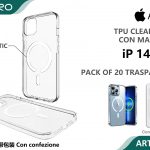 COVER TRASPARENTE MAGNETICO IP 14PRO
