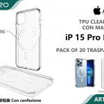 COVER TRASPARENTE MAGNETICO IP 15PROMAX