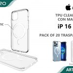 COVER TRASPARENTE MAGNETICO IP 16PLUS