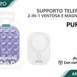 SUPPORTO TELEFONO VENTOSA E MAGNETE