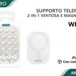 SUPPORTO TELEFONO VENTOSA E MAGNETE