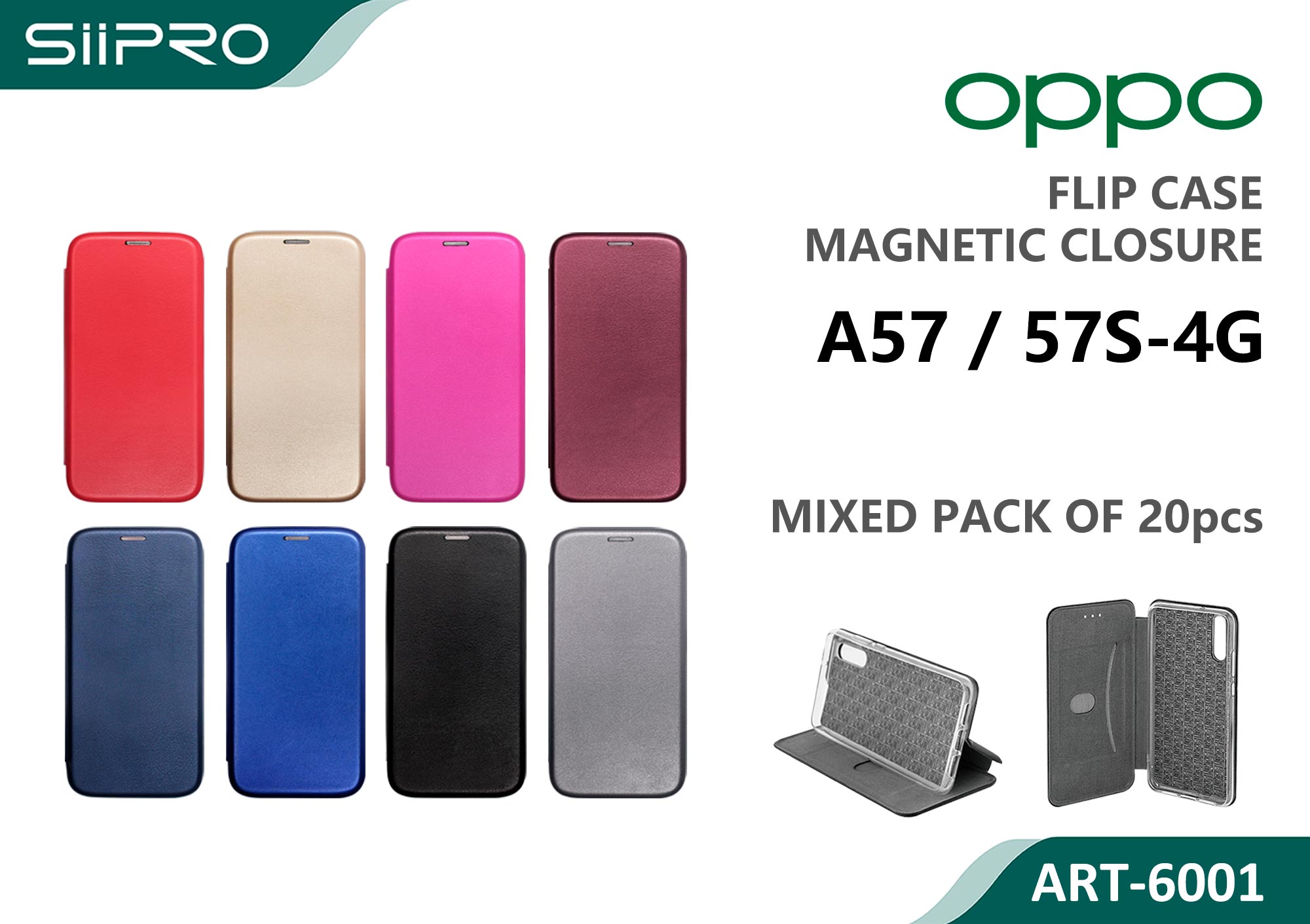 6001-OPPOA57-A57S-4G COVER A LIBRO OPPOA57-A57S-4G - immagine 1