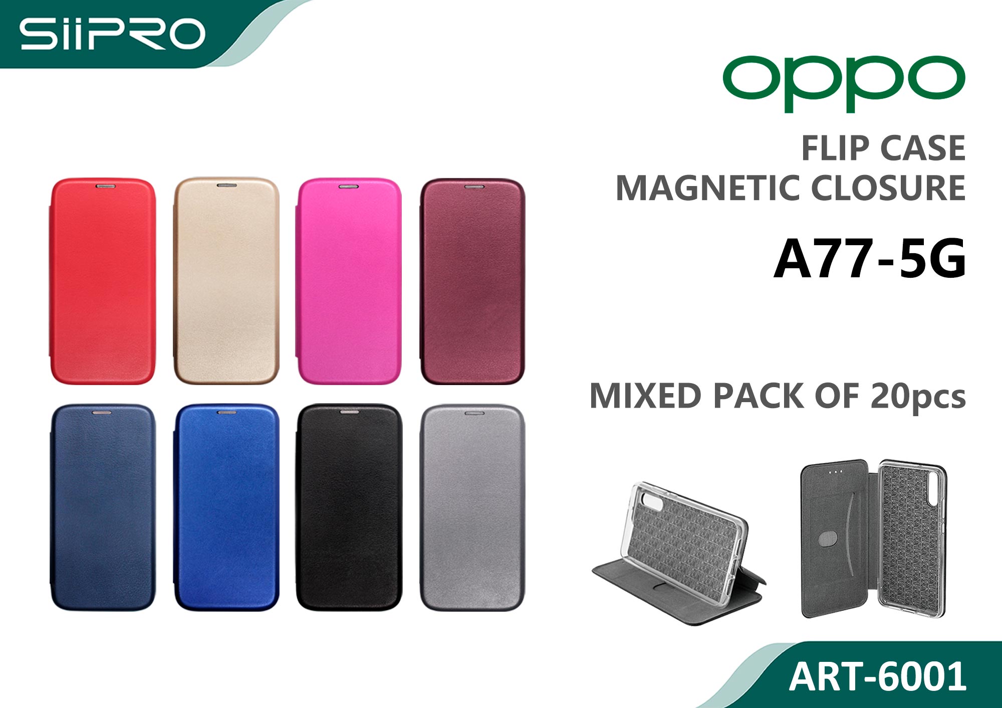 6001-OPPOA77-5G COVER A LIBRO OPPOA77-5G - immagine 1