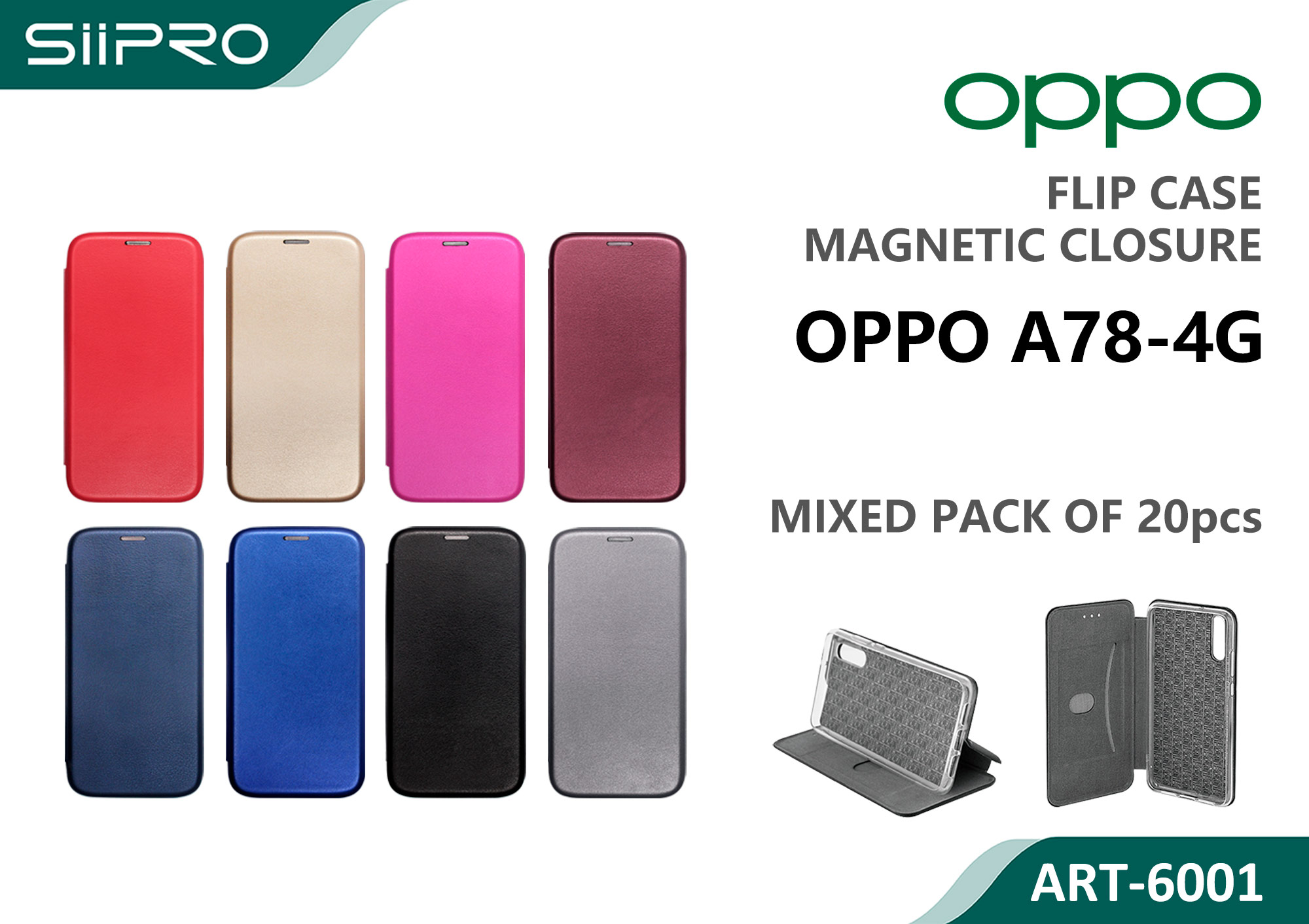 6001-OPPOA78-4G COVER A LIBRO OPPOA78-4G - immagine 1