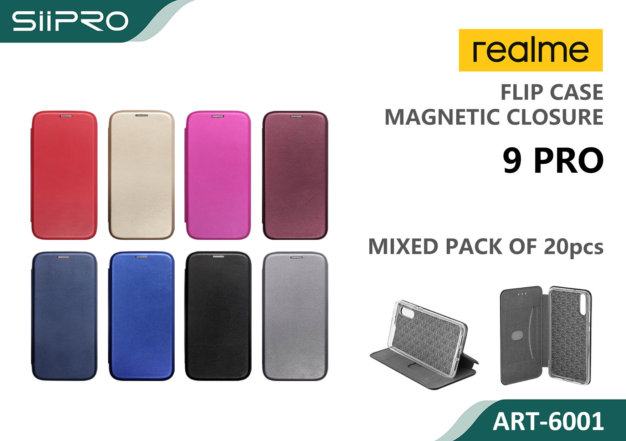 6001-REALME9PRO COVER A LIBRO REALME9PRO - immagine 1
