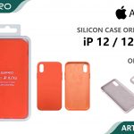 SILICONE CASE IP 12-12PRO #27 ORANGE