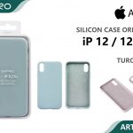 SILICONE CASE IP 12-12PRO #05 TURQUOISE