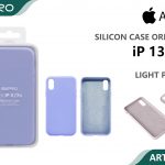 SILICONE CASE IP 13PRO #19 LIGHT PURPLE
