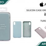 SILICONE CASE IP 14 #05 TURQUOISE