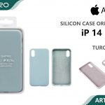 SILICONE CASE IP 14PLUS #05 TURQUOISE