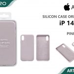 SILICONE CASE IP 14PRO #18 PINKSAND