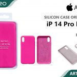 SILICONE CASE IP 14PROMAX #15 FUCSIA