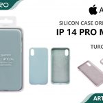 SILICONE CASE IP 14PROMAX #05 TURQUOISE