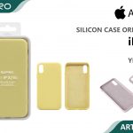 SILICONE CASE IP 15 #04 YELLOW