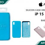 SILICONE CASE IP 15PLUS #24 BABYBLUE