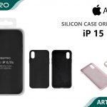 SILICONE CASE IP 15PLUS #06 BLACK
