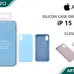 SILICONE CASE IP 15PLUS #25 CLOUDBLUE