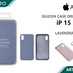 SILICONE CASE IP 15PLUS #02 LAVENDER GRAY