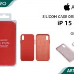 SILICONE CASE IP 15PLUS #27 ORANGE