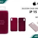 SILICONE CASE IP 15PLUS #23 WINE RED