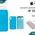 SILICONE CASE IP 15PRO #24 BABYBLUE