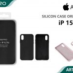 SILICONE CASE IP 15PRO #06 BLACK
