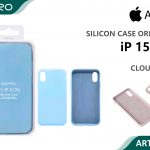 SILICONE CASE IP 15PRO #25 CLOUDBLUE