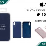 SILICONE CASE IP 15PRO #09 MIDNIGHT BLUE