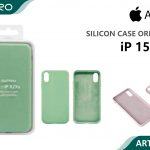 SILICONE CASE IP 15PRO #13 MINT