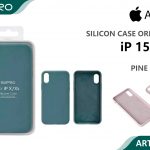 SILICONE CASE IP 15PRO #20 PINE GREEN