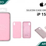 SILICONE CASE IP 15PRO #21 PINK