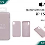 SILICONE CASE IP 15PRO #18 PINKSAND