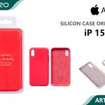 SILICONE CASE IP 15PRO #10 RED