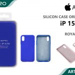 SILICONE CASE IP 15PRO #12 ROYAL BLUE