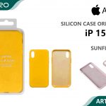 SILICONE CASE IP 15PRO #26 SUNFLOWER