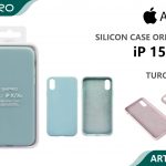 SILICONE CASE IP 15PRO #05 TURQUOISE