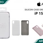 SILICONE CASE IP 15PRO #14 WHITE