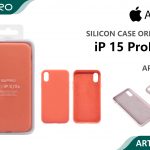 SILICONE CASE IP 15PROMAX #01 APRICOT