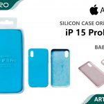 SILICONE CASE IP 15PROMAX #24 BABYBLUE