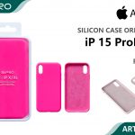 SILICONE CASE IP 15PROMAX #15 FUCSIA