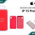 SILICONE CASE IP 15PROMAX #10 RED
