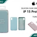 SILICONE CASE IP 15PROMAX #05 TURQUOISE