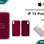 SILICONE CASE IP 15PROMAX #23 WINE RED