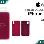 SILICONE CASE IP 16E-17E #23 WINERED