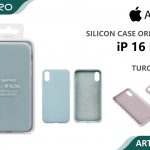 SILICONE CASE IP 16PLUS #05 TURQUOISE
